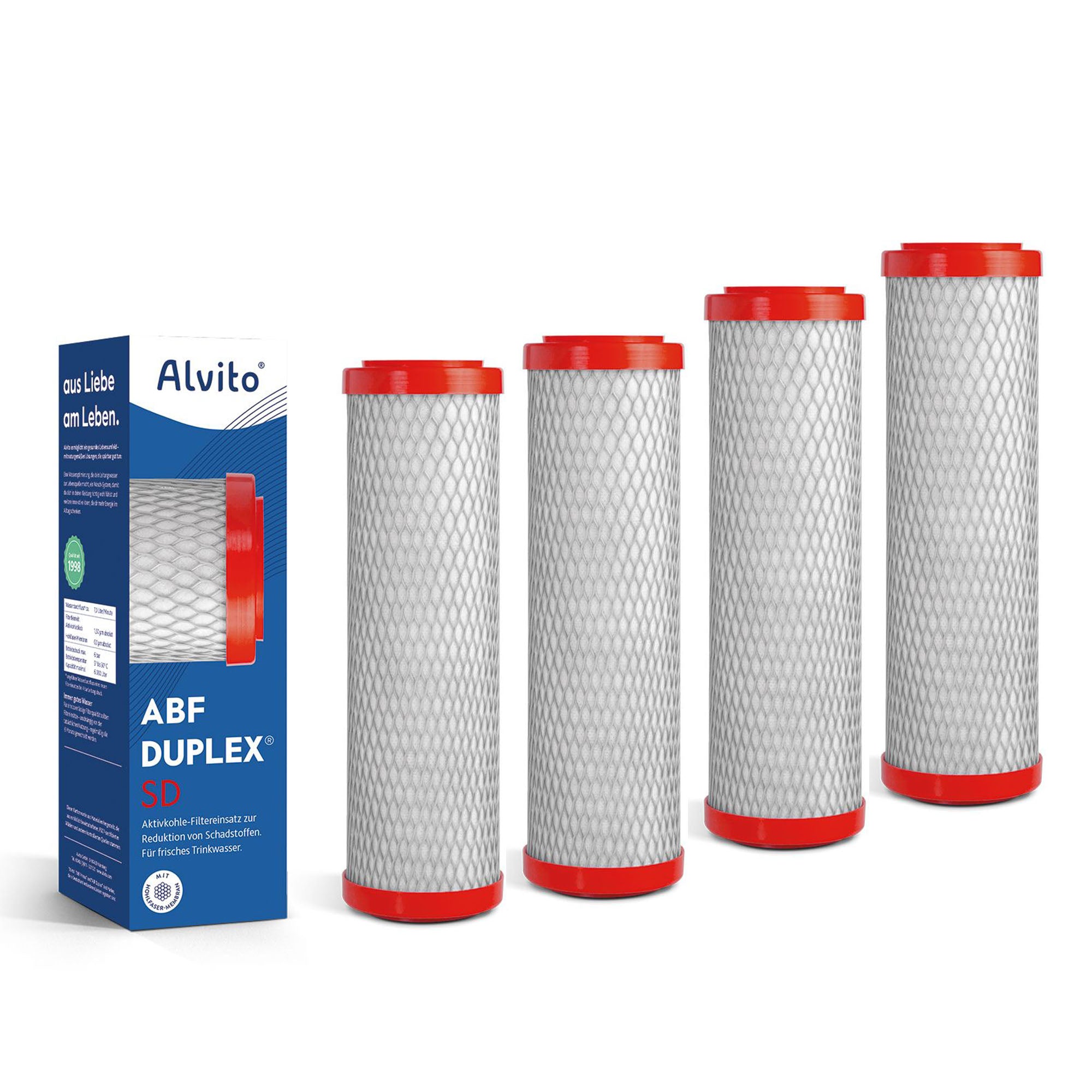 Alvito Wasserfilter ABF Duplex® SD 4er Set