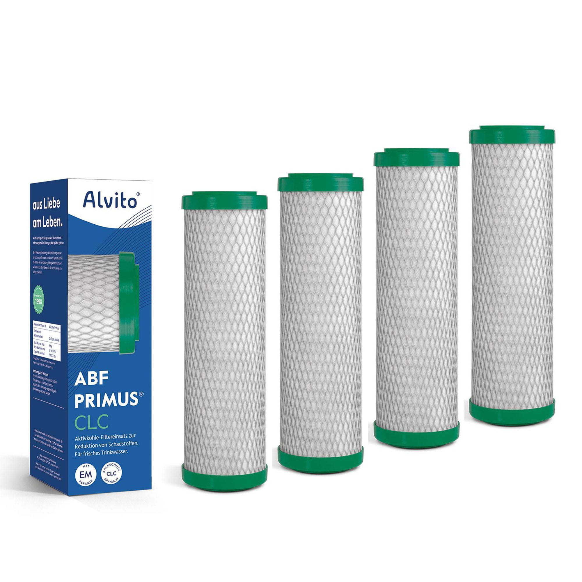 Alvito Wasserfilter ABF Primus® CLC 4er Set