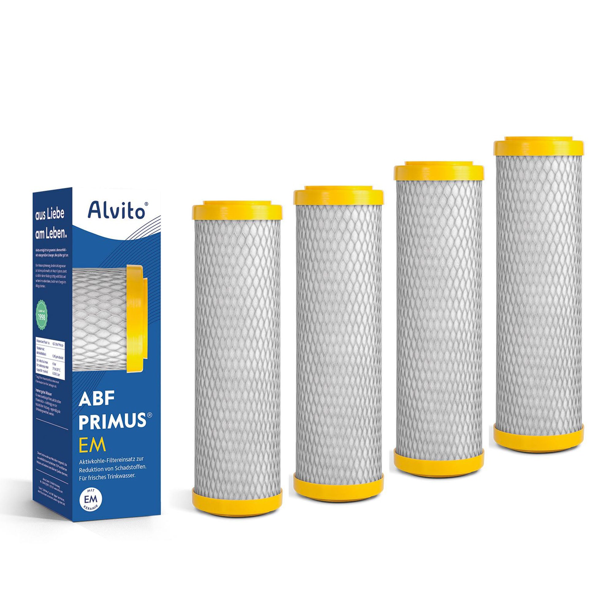 Alvito Wasserfilter ABF Primus® EM 4er Set