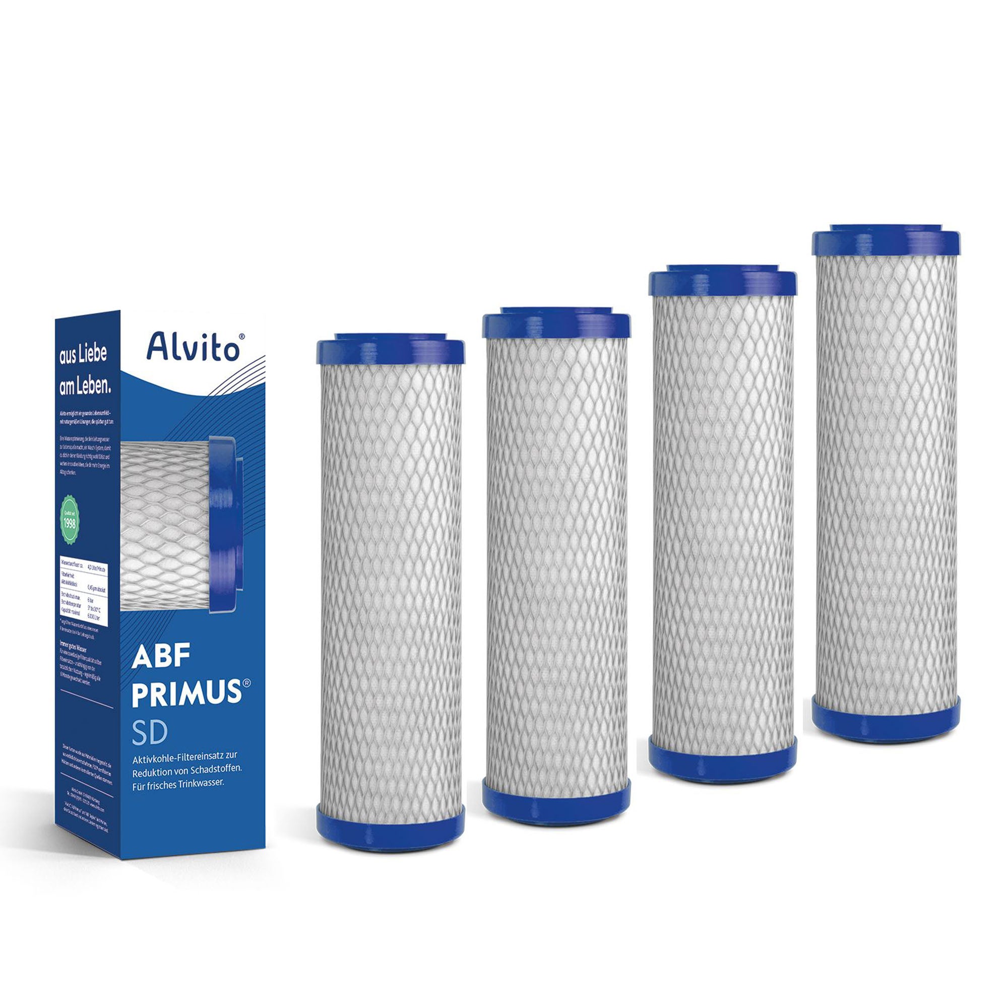 Alvito Wasserfilter ABF Primus® SD 4er Set