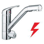 Wasserhahn Küche 3-Wege Siena Chrom Niederdruck