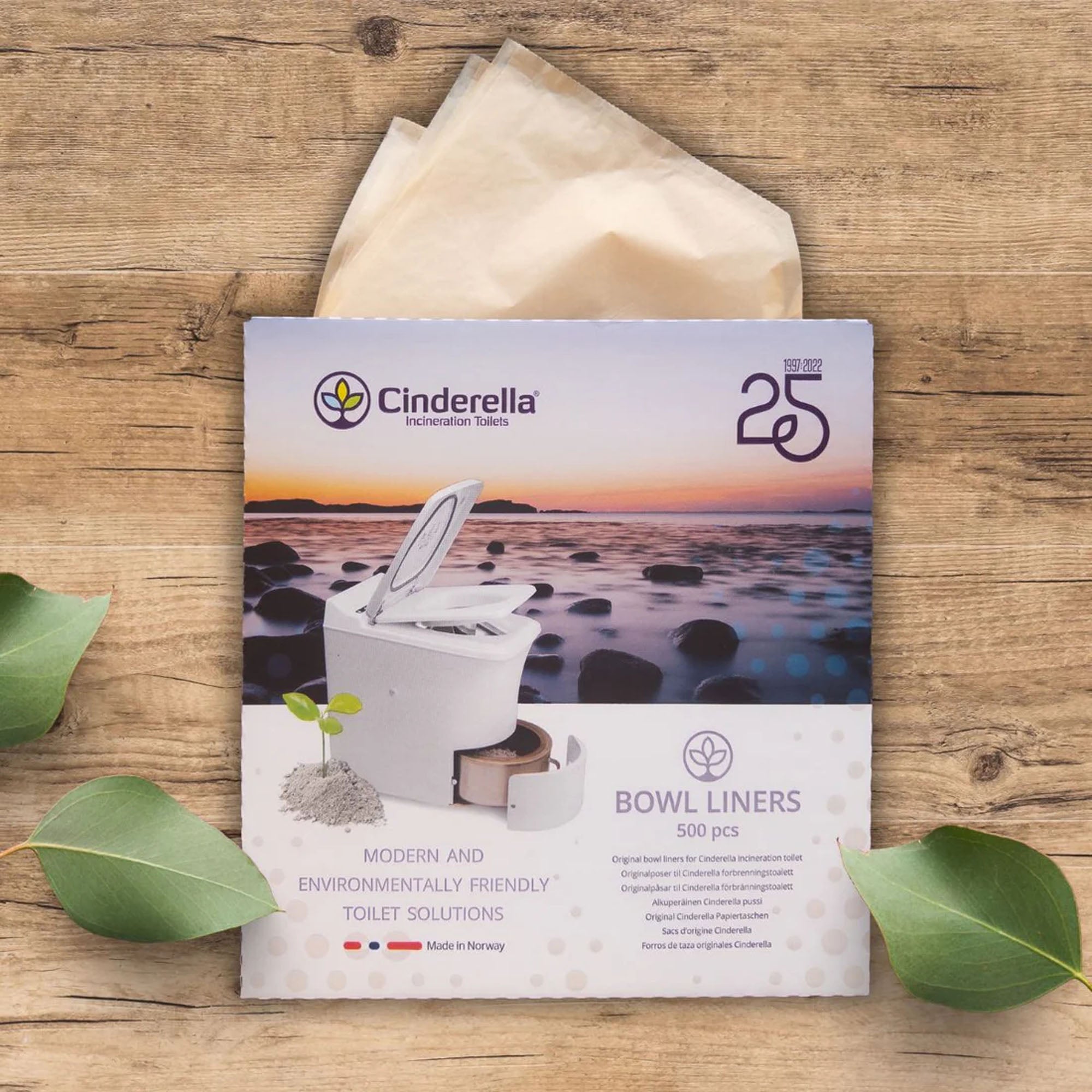 Cinderella Verbrennungstoilette Papierbeutel